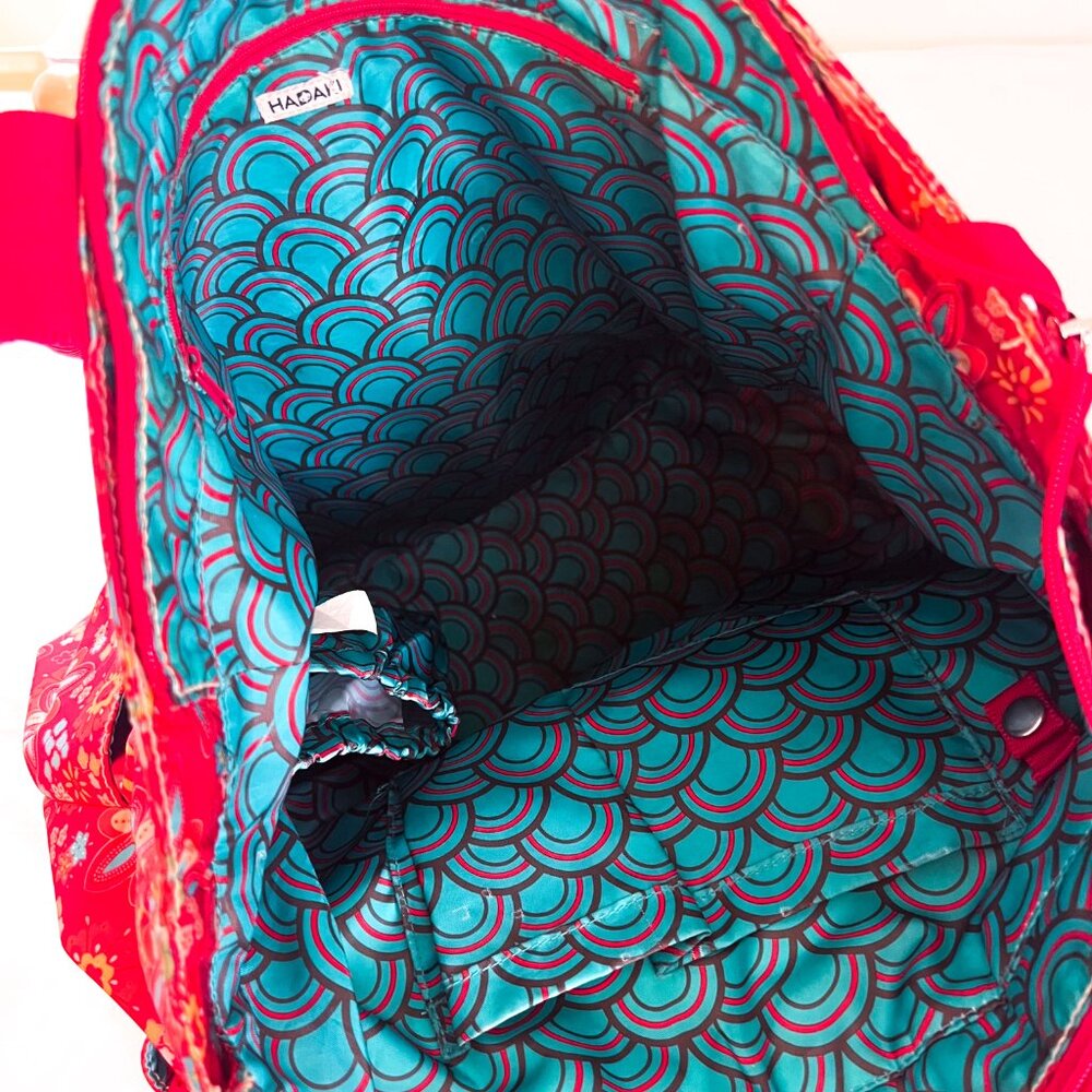 Hadaki Tennis Floral Tote Shoulder Bag - Picture 8 of 16